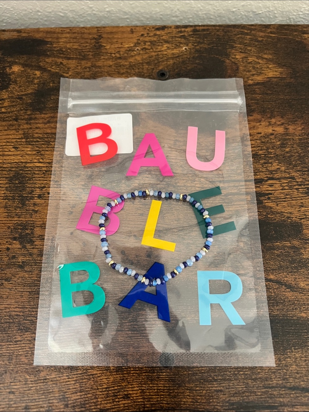 NWOT Baublebar Blue Beaded Bracelet Gifting Jewelry